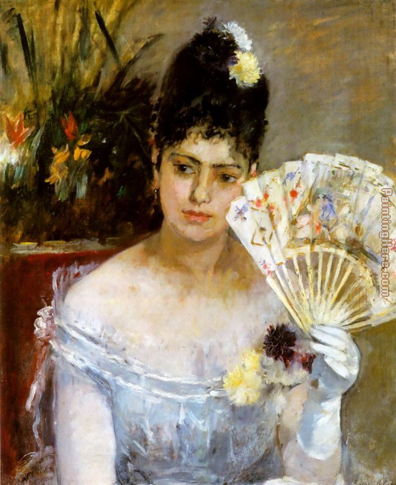 At the Ball painting - Berthe Morisot At the Ball art painting